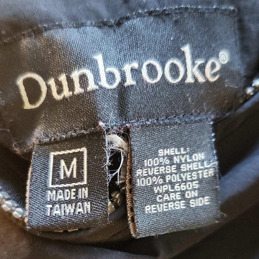 Verizon Wireless Black and Gray Reversable Fleece Jacket By Dunbrooke. - Picture 9 of 16